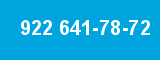 922 641-78-72